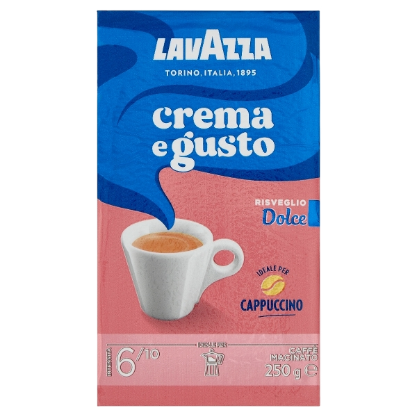 LAVAZZA COFFEE GROUND CREMA E GUSTO DOLCE 250 GR (20 in a box)