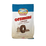 DIVELLA BISCOTTI OTTIMINI COCOA WITH DROPS OF CHOCOLATE 400 GR (12 IN A BOX)