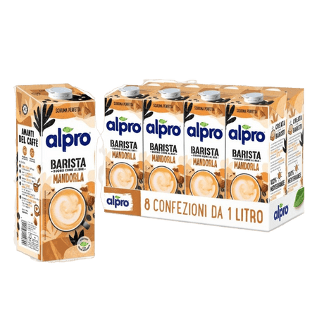 ALPRO DRINK BARISTA ALMOND MILK BRICK 1 LT (8 in a box)