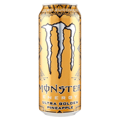 MONSTER ENERGY ZERO SUGAR ULTRA GOLDEN PINEAPPLE CANS 500 ML (24 in a box )