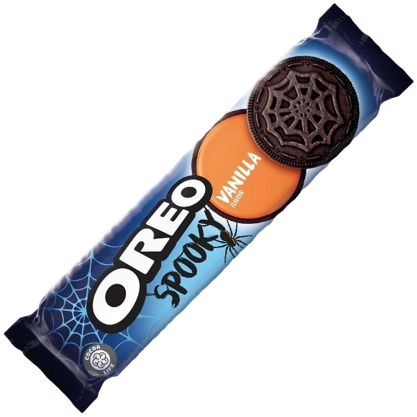 OREO BISCOTTI HALLOWEEN SPOOKY VANILLA FLAVOUR STICK 154 GR (16 in a box)