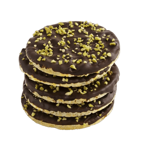 FIORENTINI CHOCO MAIS GALLETTE DARK CHOCOLATE AND PISTACHIO 77 GR (8 in a box)