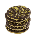 FIORENTINI CHOCO MAIS GALLETTE DARK CHOCOLATE AND PISTACHIO 77 GR (8 in a box)