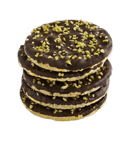 FIORENTINI CHOCO MAIS GALLETTE DARK CHOCOLATE AND PISTACHIO 77 GR (8 in a box)