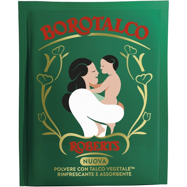 BOROTALCO BODY POWDER ROBERTS TALCO VEGETALE BAG 70 GR (72 in a box)