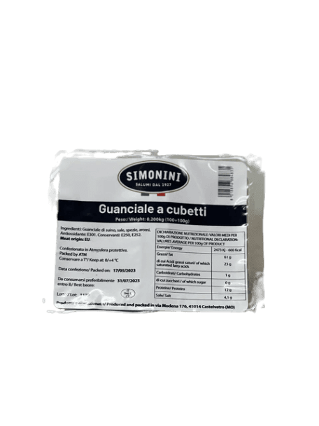SIMONINI GUANCIALE CUBED 200 GR (12 in a box)