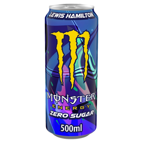 MONSTER ENERGY ZERO SUGAR LEWIS HAMILTON CANS 500 ML (24 in a box ) LIMITED EDITION