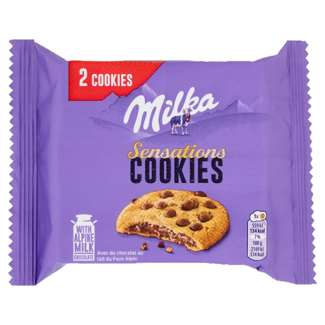 MILKA EXPO COOKIES SENSATIONS 52 GR (24 in a box)