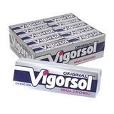 VIGORSOL CHEWING GUM ORIGINAL SUGAR FREE STICK 56 GR (40 in a box)