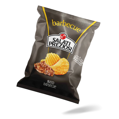SALATI PREZIOSI CRISPS GRIGLIATE BARBECUE 40 GR (21 in a box)