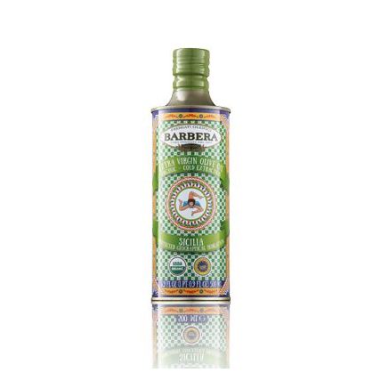 BARBERA ORGANIC EXTRA VIRGIN OLIVE OIL SICILIA TIN 500 ML (12 IN A BOX)