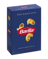 BARILLA PASTA DI SEMOLA PIPE RIGATE N.91 500 GR (12 in a box)