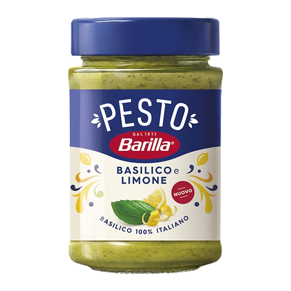 BARILLA PESTO BASIL AND LEMON 190 GR (12 in a box)