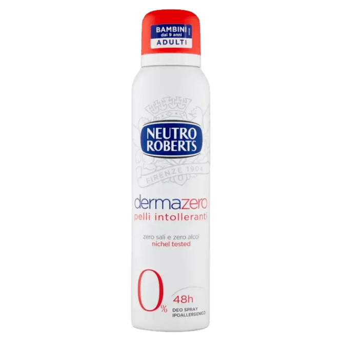 NEUTRO ROBERTS DEO DERMAZERO PELLI INTOLLERANTI SPRAY 150 ML (12 in a box)