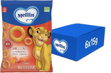 MELLIN CRISPS CEREALS SNACK ANELLINI TOMATOES PUMPKIN AND CARROTS 15 GR (6 in a box)