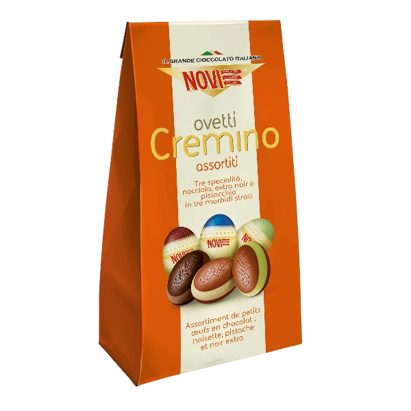 NOVI CREMINO PRALINES OVETTI ASSORTED 160 GR (10 in a box)