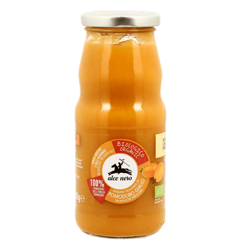 ALCENERO PASSATA DI POMODORO GIALLO BIO 350 GR (12 in a box)
