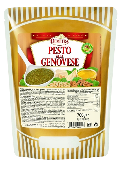 DEMETRA PESTO GENOVESE POUCH 700 GR (6 in a box)