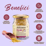 SOLMIELATO BIO HONEY MIELE POLLINE JAR 120 GR (6 in a box)
