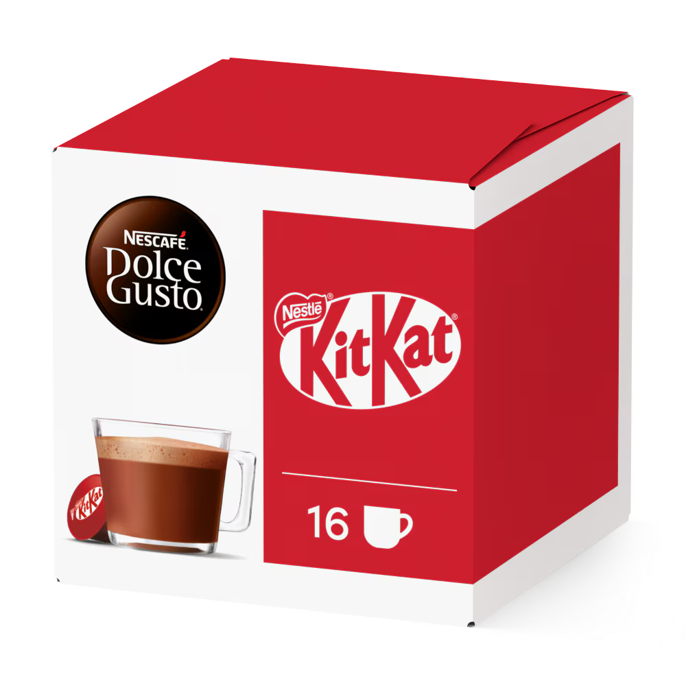 NESCAFE' COFFEE CAPSULES DOLCE GUSTO KITKAT X16 256 GR (3 in a box)