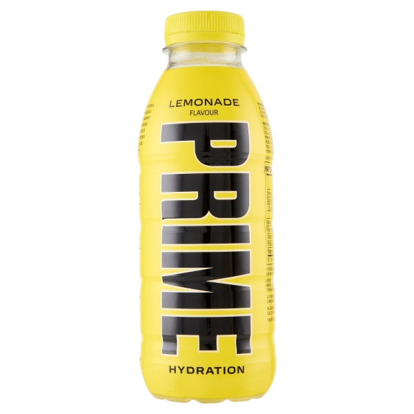 PRIME ENERGY DRINK HYDRATION YELLOW LEMONADE PET 500 ML (12 in a box)