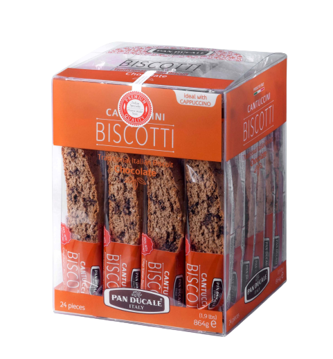 PAN DUCALE EXPO BISCUITS CANTUCCINI CHOCOLATE 36 GR X24 (1 in a box)