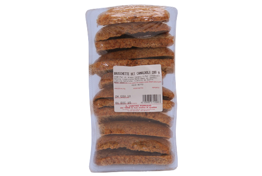VOSTRO FORNAIO PANE SNACK BRUSCHETTE INTEGRALI 280 GR (15 in a box)