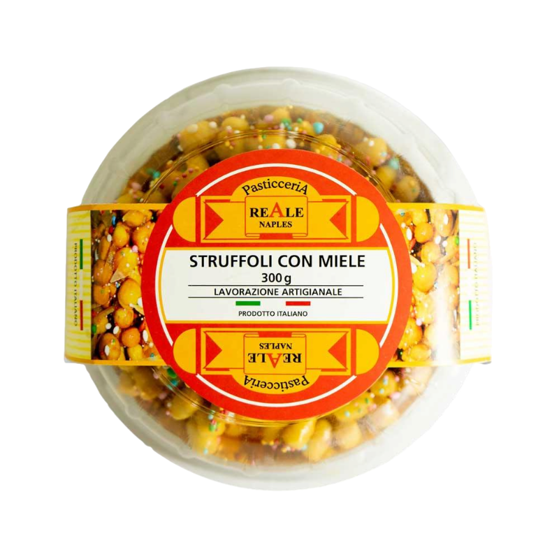 REALE BISCOTTI STRUFFOLI WITH HONEY 300 GR (12 in a box)