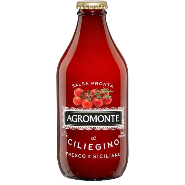 AGROMONTE PASTA SAUCE CHERRY TOMATOES 330 GR (12 in a box)
