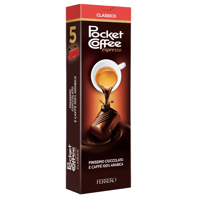 FERRERO POCKET COFFEE PRALINES ESPRESSO CLASSIC T5 60 GR (32 in a box)
