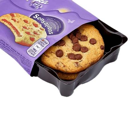 MILKA COOKIES SENSATIONS 156 GR (12 in a box)