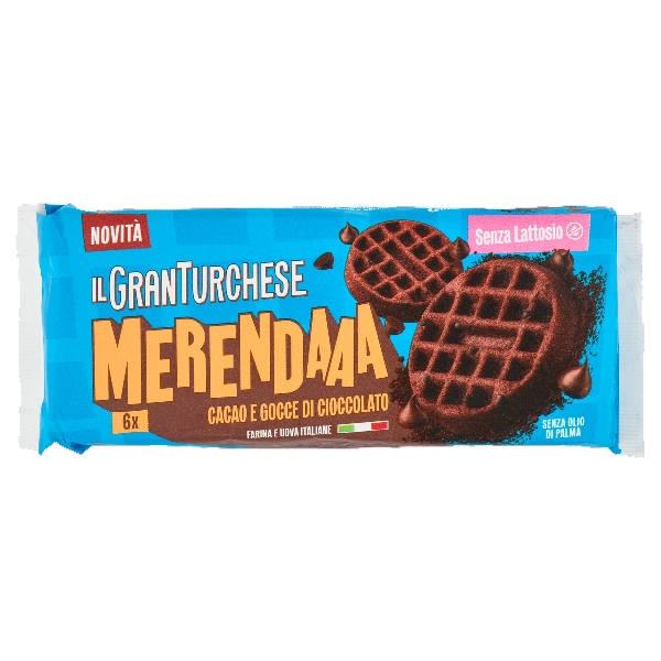 COLUSSI BISCOTTI GRAN TURCHESE MERENDA COCOA LACTOSE FREE 240 GR (10 in a box)