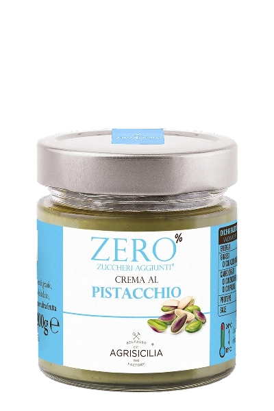AGRISICILIA SPREAD ZERO CREAM PISTACHIO 200 GR (6 in a box)