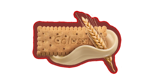 COLUSSI BISCOTTI WHOLEMEAL ZUPPALATTE 3 SPIGHE 250 GR (24 in a box)