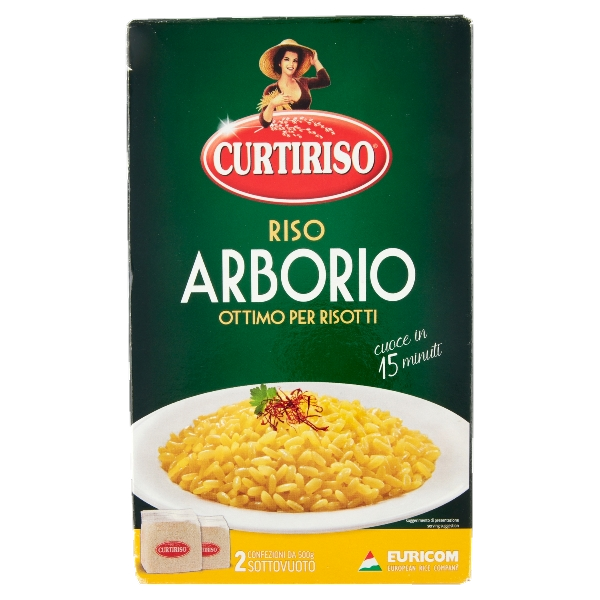 Boxarborio Rice CURTIRISO RICE ARBORIO 1 KG (10 in a box) – Cibimarket.co.uk - The best ...