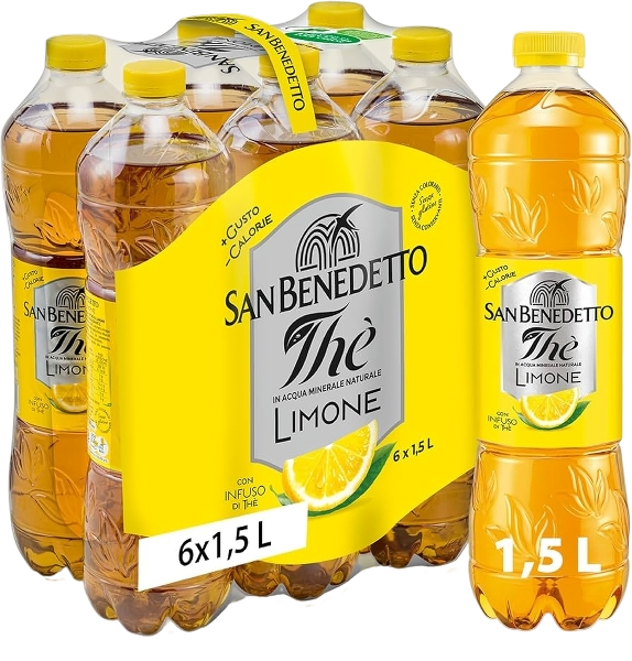 SAN BENEDETTO TEA LEMON PET 1.5 LT (6 IN A BOX)