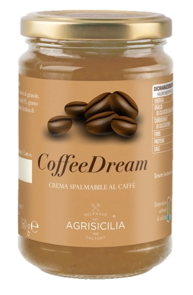 AGRISICILIA SPREAD CREAM COFFEEDREAM 330 GR (6 in a box)
