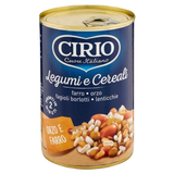 CIRIO LEGUMES & CEREALS LENTILS AND BORLOTTI BEANS 200 GR X2 (6 in a box)