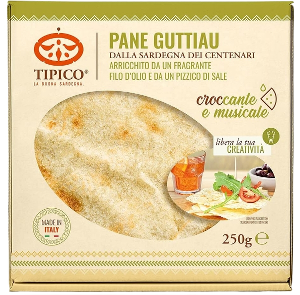 TIPICO BREAD GUTTIAU 250 GR (20 in a box)