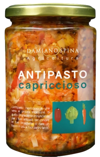 SPINA AGRICOLTURA ANTIPASTO CAPRICCIOSO 330 GR (6 in a box)