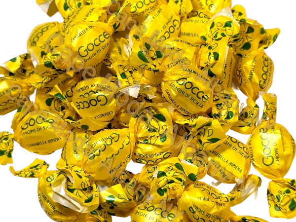 PERUGINA CANDY ROSSANA GOCCE LEMON 175 GR (18 in a box)