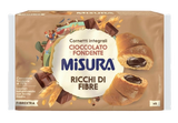 MISURA FIBRE EXTRA CORNETTI WHOLEMEAL DARK CHOCOLATE X6 300 GR (8 in a box)