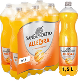 SAN BENEDETTO ALLEGRA ARANCIATA PET 1.5 LT (6 IN A BOX)