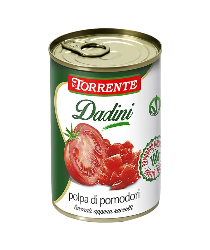 LA TORRENTE POLPA DI POMODORO DADINI TIN 400 GR (24 in a box)