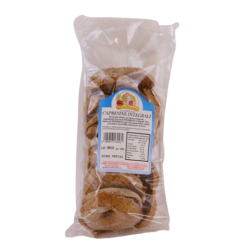 VOSTRO FORNAIO PANE SNACK CAPRESINE INTEGRALI 280 GR (15 in a box)
