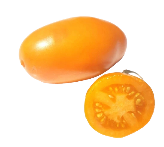 FRESH VEGETABLES TOMATO BABY PLUM ORANGE £5.75 AL KG (APPROX 3.35 KG) - ONLY LONDON AREA