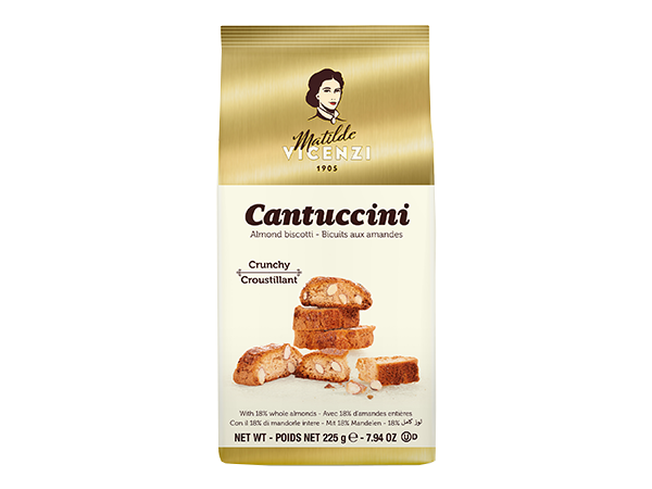 VICENZI BISCUITS CANTUCCINI 225 GR (10 in a box)