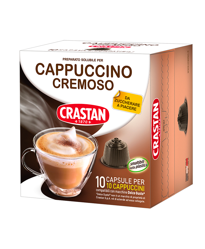 CRASTAN CAFFE' CAPSULE CAPPUCCINO CREMOSO X10 75 GR (6 in a box