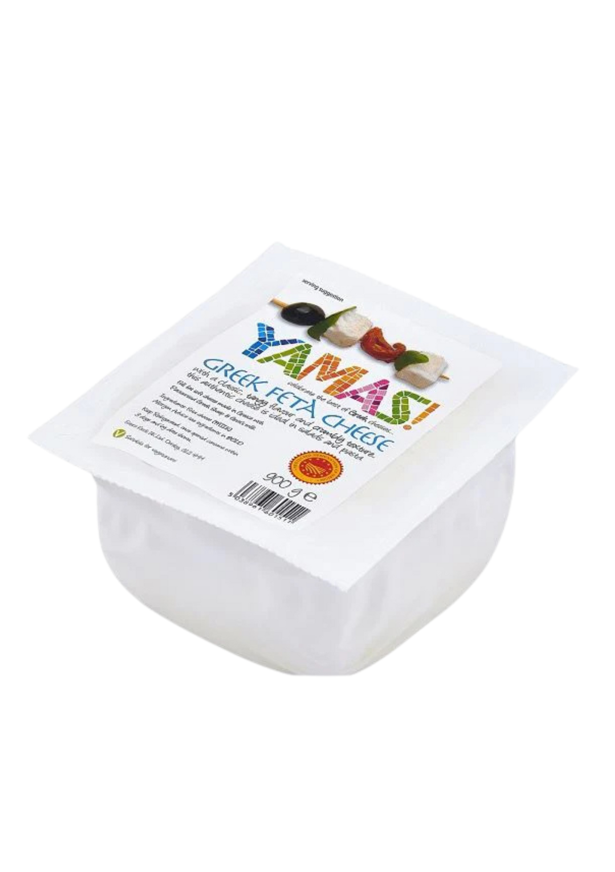 FETA CHEESE GRECO D.O.P. 900 GR (1 IN A BOX)