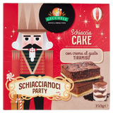 GECCHELE CAKE SCHIACCIANOCI PARTY TIRAMISU' 350 GR (6 in a box)